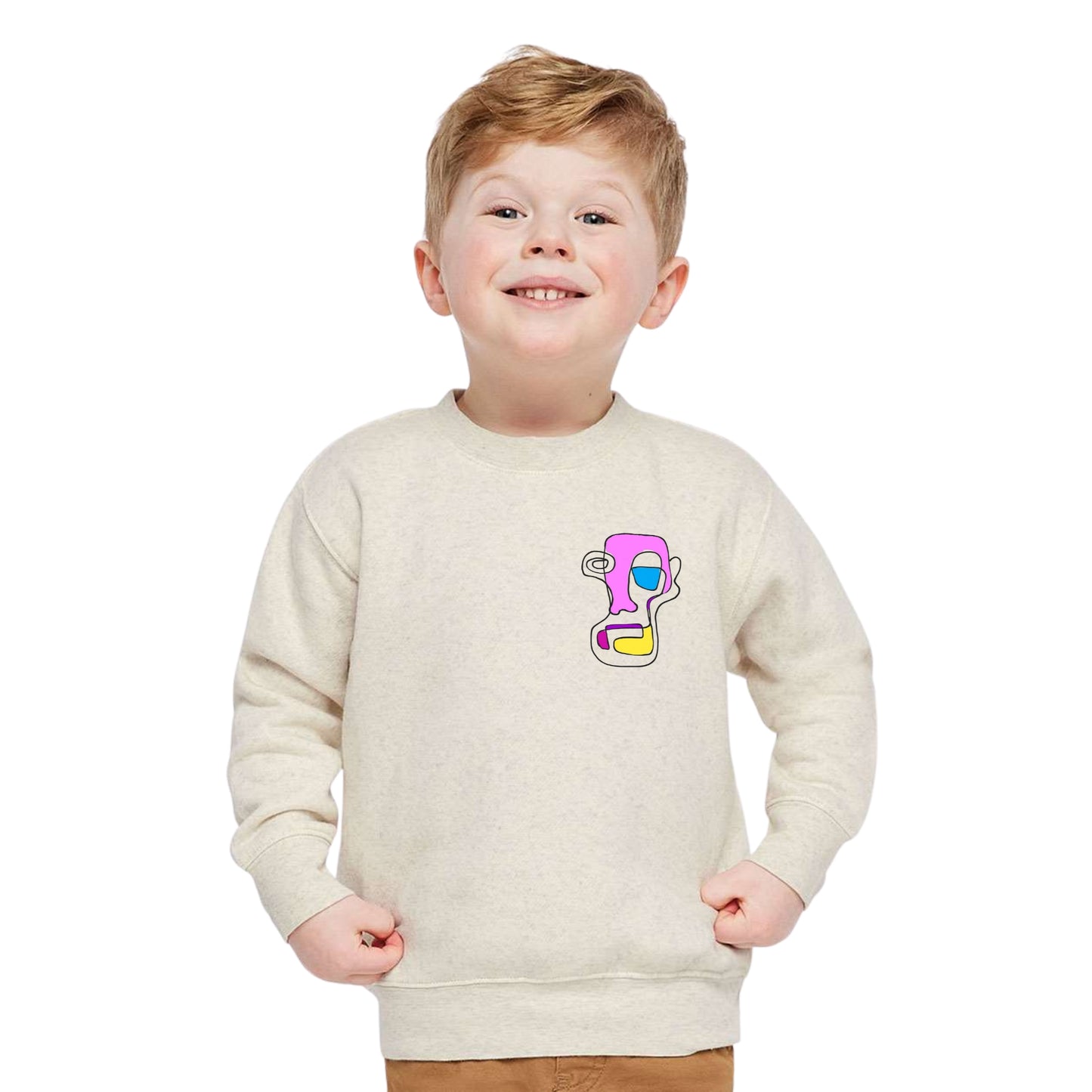 Kids 'Bobby Digital' Sweater - Natural Heather