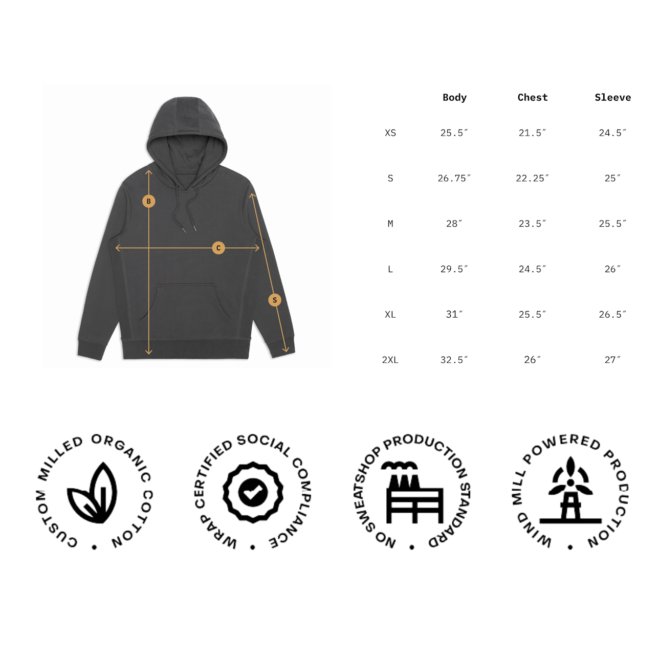 Comprensión Hoodie W/ Hand Painted Elements