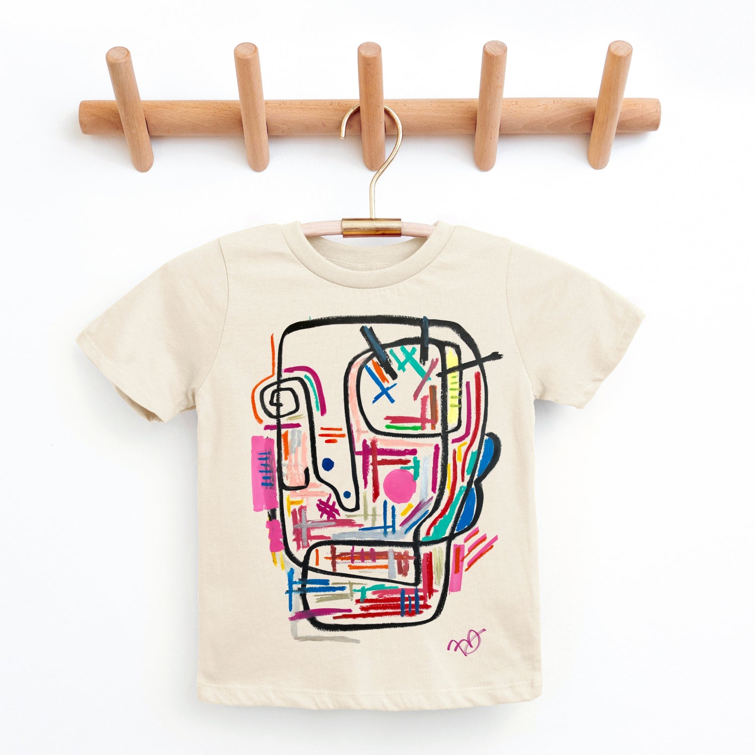 Kids 'Technologic' Large Print T-shirt