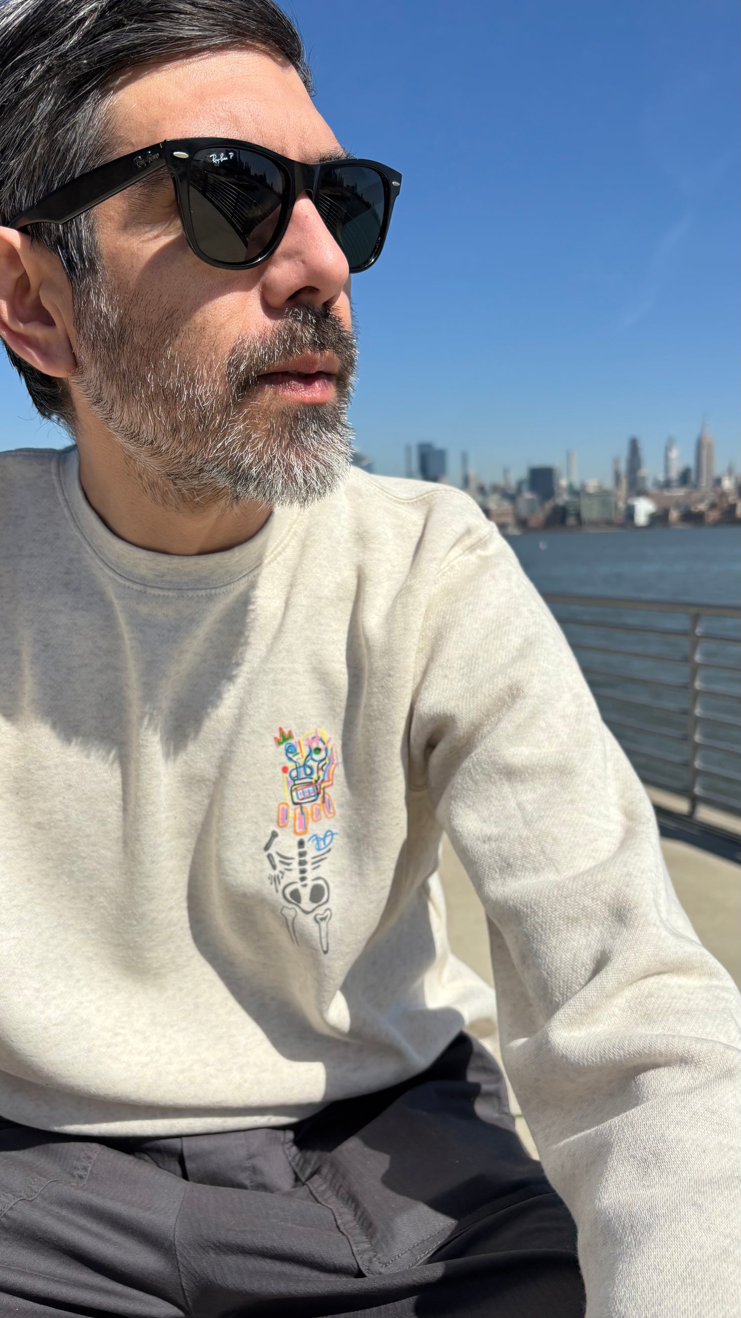 King Of Hearts Sweater - Super Soft Natural Heather