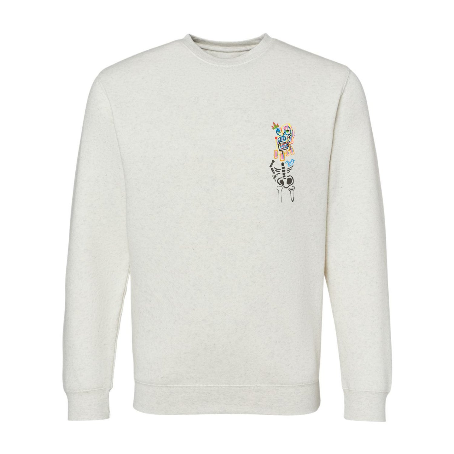 King Of Hearts Sweater - Super Soft Natural Heather