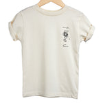 fun and cute kids t-shirt with original art on the chest. All prints are made from the original artwork of SKINS LA