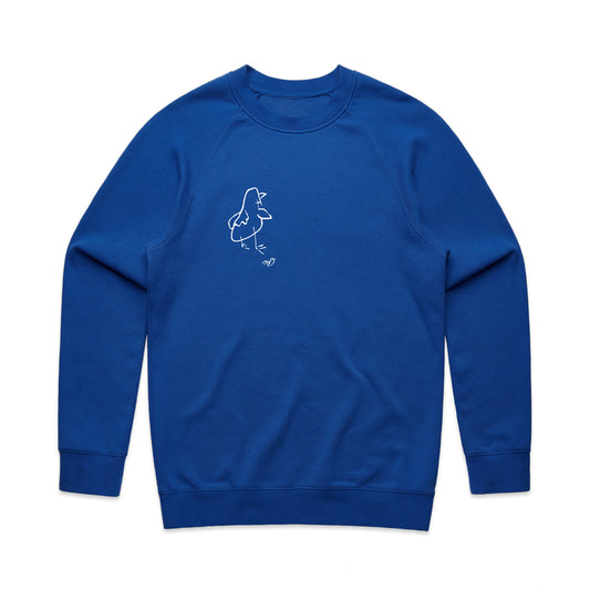 'Frank White' Sweater - Blue